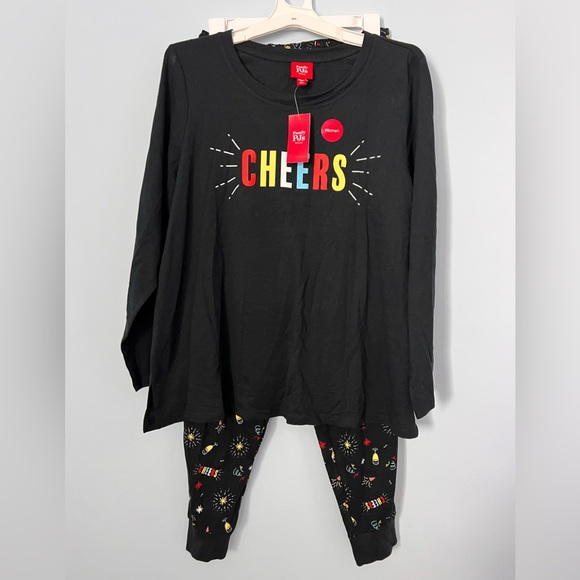 Woman’s Family PJs Cheers Pajama Set - Picture 2 of 7